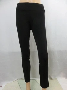 NEU Diane von Furstenberg schwarze Leggings elastischer Bund DVF Größe 2 neu ohne Etikett - Bild 1 von 5