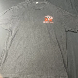 Big Belly Crew XL Black Short Sleeve T-shirt Graphic Back Crew Neck - Picture 1 of 8
