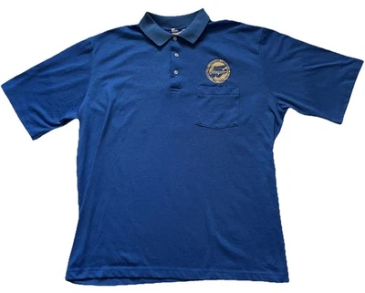 Camisa polo vintage Indiana Farm Bureau 1994 75 aniversario para hombre hecha en EE. UU. 2XL Foto 1 de 4