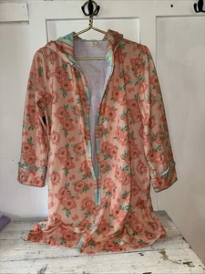 Girls XL Matilda Jane Summer Hooded Bath Robe Beach Cover Up NOTE Belt Missing - Picture 1 of 7