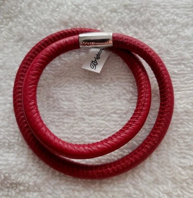 Pulsera Brighton Doble Woodstock Roja Nueva con Etiquetas  Foto 1 de 4