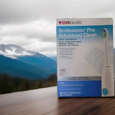 Cepillo de dientes sónico Pro Advanced Clean SmileSonic CVS Health NUEVO SELLADO DE FÁBRICA  Foto 1 de 3