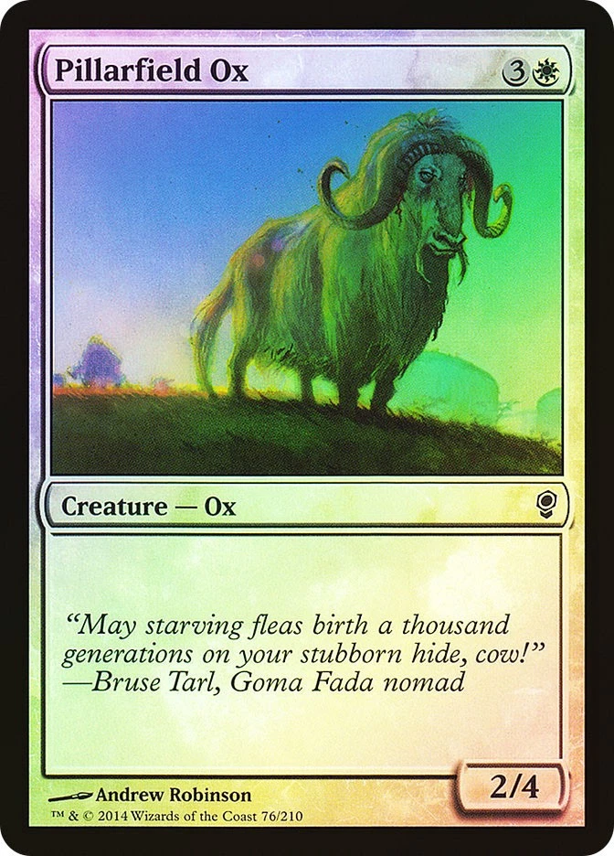 MTG FOIL Pillarfield Ox  - Conspiracy #076 - Image 1 of 1