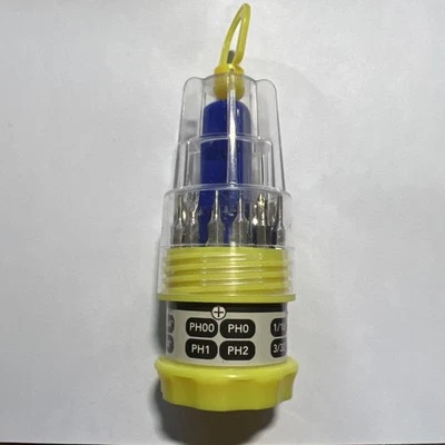 14pc Multiuse Mini Screwdriver Precision Torx Bit Tool Kit Set - Image 1 of 4