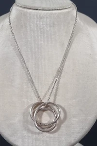 Kailis Australia Luxury Sterling Silver Pendant w/ Sapphire – Designer Jewellery - Picture 1 of 6