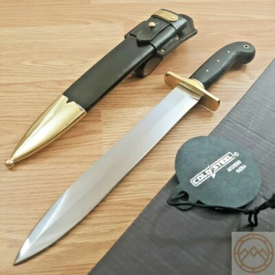 Cold Steel 1849 Riflemans Fixed Knife 12" 1085HC Full Tang Blade Rosewood Handle - Image 1 of 4