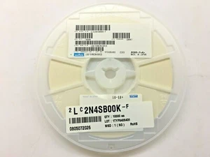 (4,885 PIECE REEL) LQG15HN2N4S02D, MURATA, FIXED IND 2.4NH 800MA 160 MOHM, ROHS - Picture 1 of 1