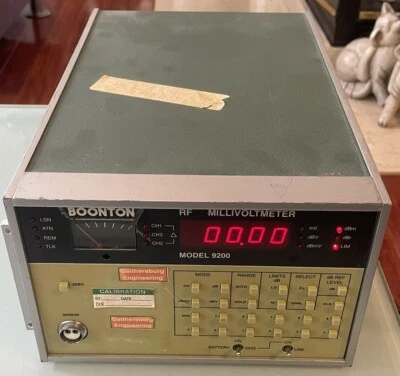 BOONTON MODEL 9200 RF MILLIVOLTMETER - Image 1 of 4