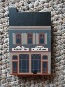 1990 Cat's Meow Village Series VIII F J Realty Company RETIRED Free Ship - Picture 1 of 4