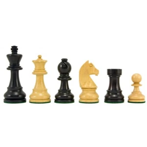 Piezas de ajedrez Staunton ebonizadas Down Head Knight 3 pulgadas - Imagen 1 de 7