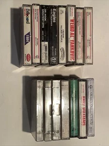 SALE! 15-Cassette Tape lot Mixed 70's-90's Classic Rock Queen, Eagles, Dr Hook - Picture 1 of 17