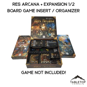 Inserto/organizador de juego de mesa Res Arcana con expansiones 1+2 - Imagen 1 de 9
