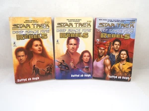 "Star Trek" "Deep Space Nine" "Rebels" lot of 3 PB's 1st printings '90's Sci-Fi - Imagen 1 de 8