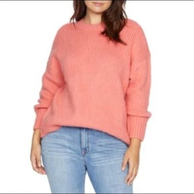 Sanctuary Women's New Year New You Long Sleeve Wool Blend Pull Over Sweater L B1 - Image 1 of 4