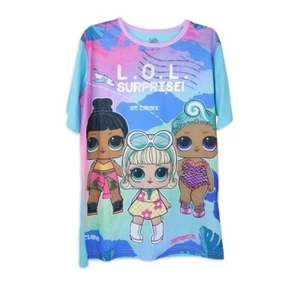 L.O.L. Surprise! Girls' Dorm Sleep Gown Pajama Size 4/5-New with tags - Picture 1 of 2