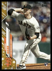 2020 Topps #514 Logan Webb Gold Star Rookie Karte RC - Bild 1 von 2