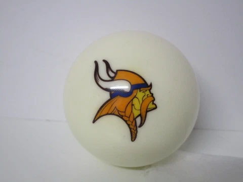 Minnesota Vikings WHITE Official NFL Billiard Pool Ball Cover