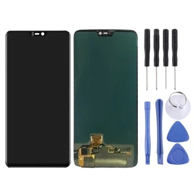 For OnePlus 6 with Digitizer Full Assembly OEM LCD Screen (Black) - Image 1 of 4