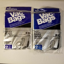 HomeCare Eureka Upright F&G White-Westinghouse VIP1020 Vacuum Cleaner 2Bags 2pks