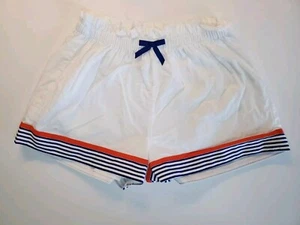 Janie and Jack Girls European Traveler White Blue Striped Shorts 18-24 Months - Picture 1 of 4