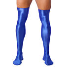 Mens Pantyhose 1 Pair Stockings Sexy Underwear Stretchy Nightwear Thigh Glossy