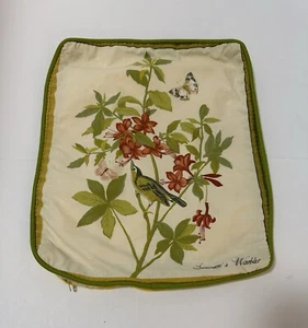 VTG Audubon Society Yellow Swainson’s Warbler Bird Garden Pillow Case Cover - Picture 1 of 4