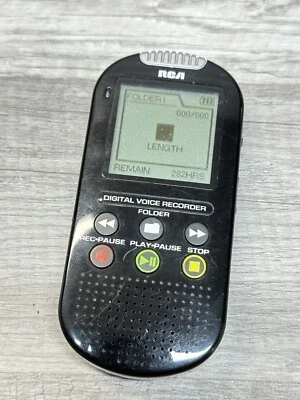 RCA Digital Voice Recorder VR5235 Memory hours 1.8" Display Used E9 - Image 1 of 4