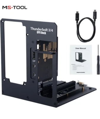 Thunderbolt 3/4 USB 4 eGPU Dock Unterstützung bis RTX4090 und RX7900XT Grafikkarte - Bild 1 von 4