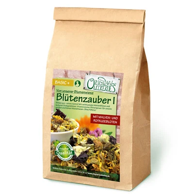 ORIGINAL-LECKERLIES *500g* Blütenzauber I, Nagerfutter, getreidefrei, ohne Pellets, vitaminreich