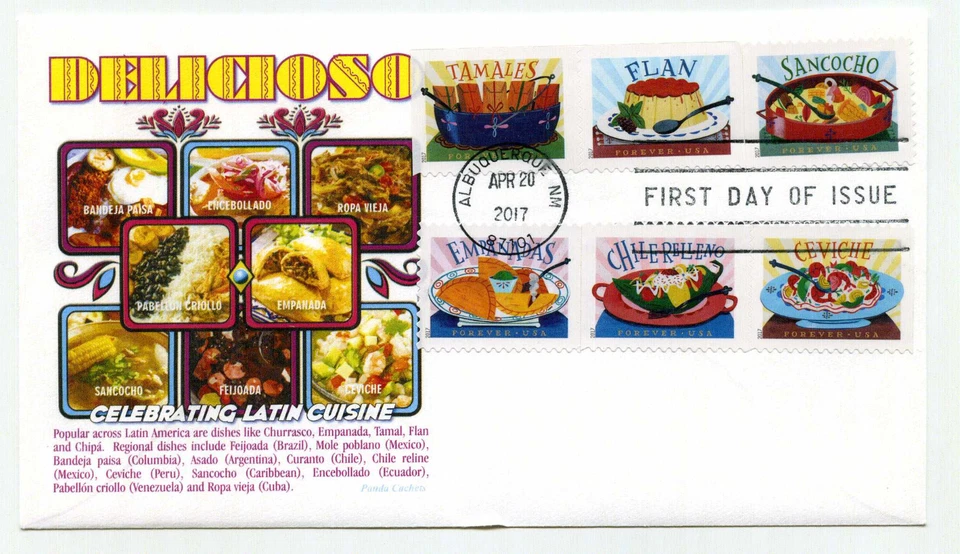 5192-97 Delicioso on one Panda Cachets,  FDC - Image 1 of 1