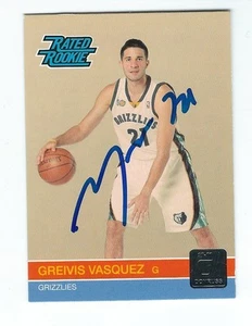 Autographed 2010-11 Panini Greivis Vasquez Grizzlies Basketball card #255 - Picture 1 of 1