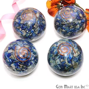 Lapis Healing Gemstone Balls 52mm Crystal Meditation Home Sphere Balls - Picture 1 of 4
