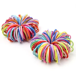 10Pcs Cute Kids Girl Elastic Tiny Hair Tie Rubber Band Rope-Ring-Ponytail-Holder - Picture 1 of 39