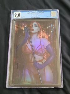 TOTALLY RAD HALLOWEEN STORY SHIKARII JESSICA RABBIT Lingerie COSPLY FOIL CGC 9.8 - Picture 1 of 2