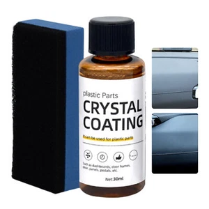 Crystal-Coating for Car Plas-tic Parts Agent 30ml Automotive Interior Exterior - Picture 1 of 11