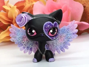 Short Hair Cat, Galaxy Kitty, Hand Painted, Mini Pet Shop with free accessories - Picture 1 of 4