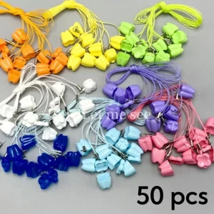 50pcs Dental Organizer Kids Milk Teeth Storage Box Baby Teeth Holder Plastic Box - Picture 1 of 24