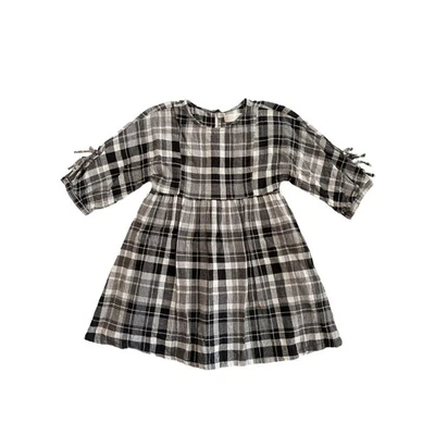 Zara Monochrome Plaid Dress Size 7 - Image 1 of 4