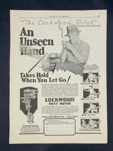 Zeitschriftenanzeige - 1927 - Lockwood Außenbordmotoren - Jackson, MI - Bild 1 von 1