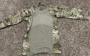 NWOT Army Combat Shirt Camo Flame Resistant 8415-01-580-4856 Stretch Size Large - Picture 1 of 3