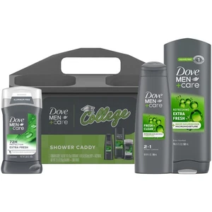 Dove Men+Care Shower Caddy College Geschenkset - Extra Fresh Body + Face Wash, - Bild 1 von 7