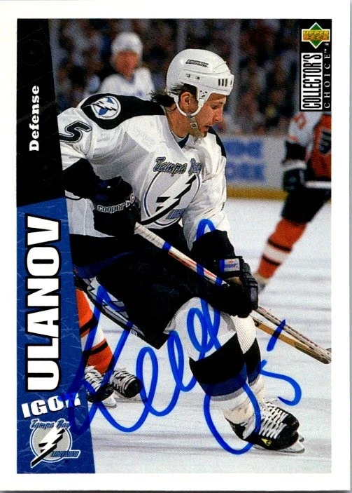 Igor Ulanov 1996-97 Collector's Choice #252 Auto Hand Signed - Image 1 of 2