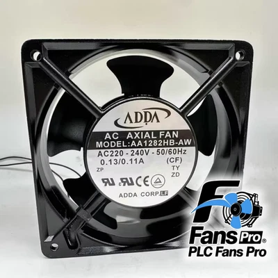 1PCS Brand New For ADDA AA1282HB-AW AC 220V 0.13/0.11A 2-wire Cooling Fan - Image 1 of 3