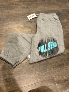 Neu mit Etikett Full Send Nelk Jungen Jogginghose grau neu mit Etikett Größe XS brandneu - Bild 1 von 4