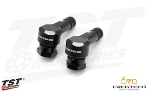 90 degree tyre valve 11.3mm CNC machined solid aluminium TST Industries Moto-D - Picture 1 of 8