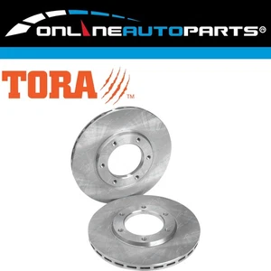 2 Front Disc Brake Rotors for Nissan Patrol GQ MQ / MK 1980-1999 - Picture 1 of 1