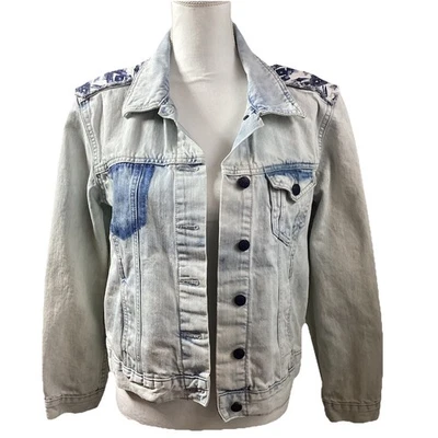 Chaqueta de mezclilla Rock & Republic para mujer autochiker azteca envejecida grande para mujer” Foto 1 de 4