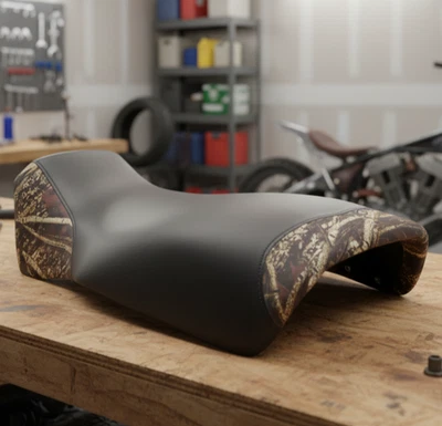 Cubierta de asiento Honda Foreman 400 450 para modelos 1997 a 2004 cubierta de asiento color negro Foto 1 de 2