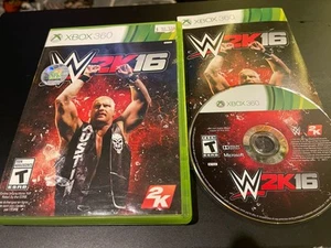 WWE 2K16 Microsoft Xbox 360 2015 Complete CIB TESTED WORKING - Picture 1 of 3