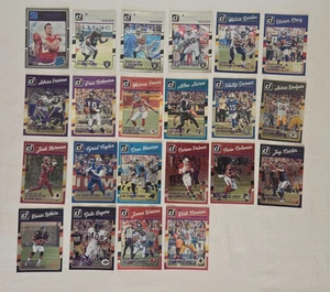 2016 Panini Donruss Numbered Season Stat Line cards lot of 22 NFL Football. - Picture 1 of 5